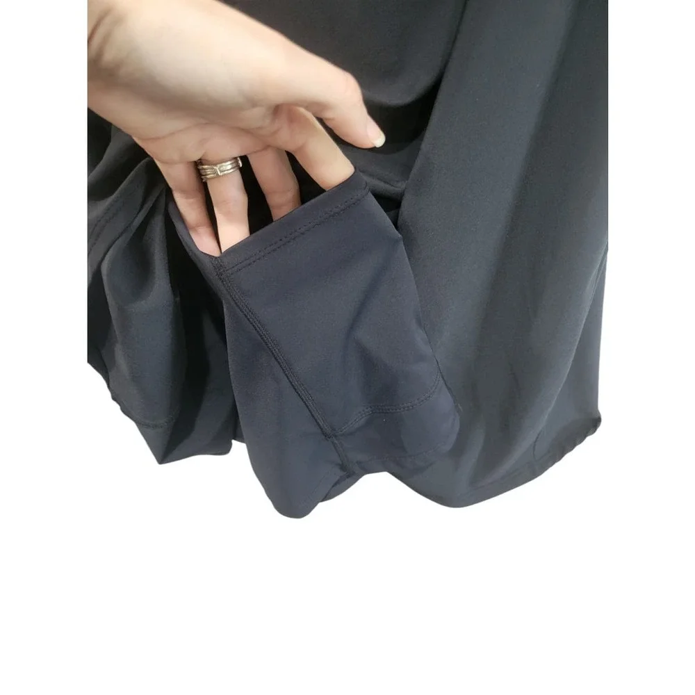 Abercrombie & Fitch Black Midi Dress - Picture 11 of 12